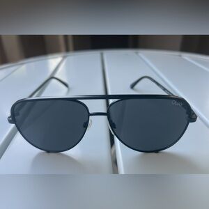 Black Aviator Sunglasses Quay